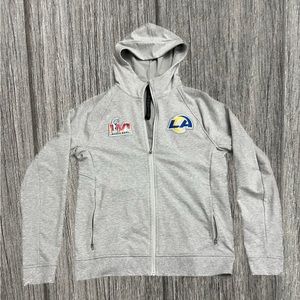 Rare Lululemon light gray zip up hoodie size medium NWOT